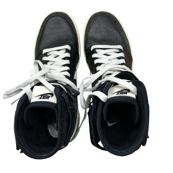 Nike Double Court High Top Womens 10.5 Black Retro Strap Sneakers - Picture 9 of 14